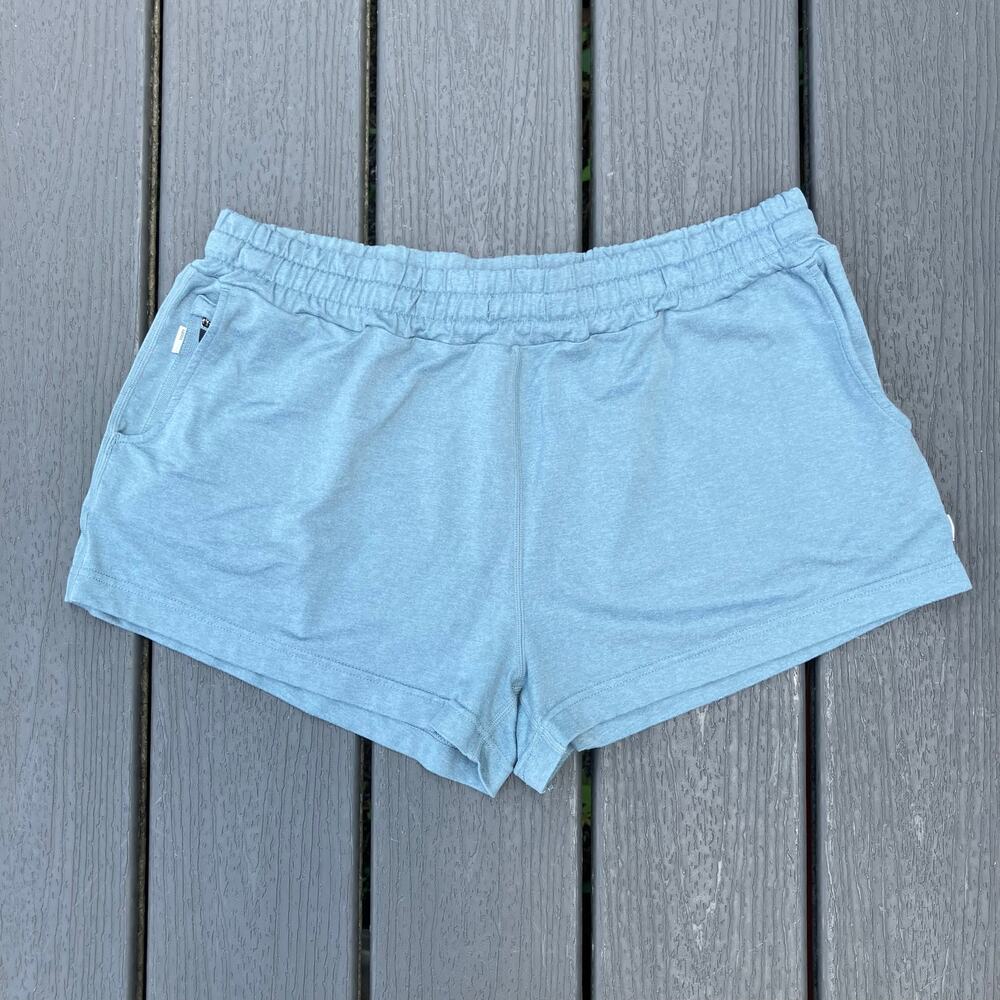 Vuori blue shorts, athletic loungewear running shorts